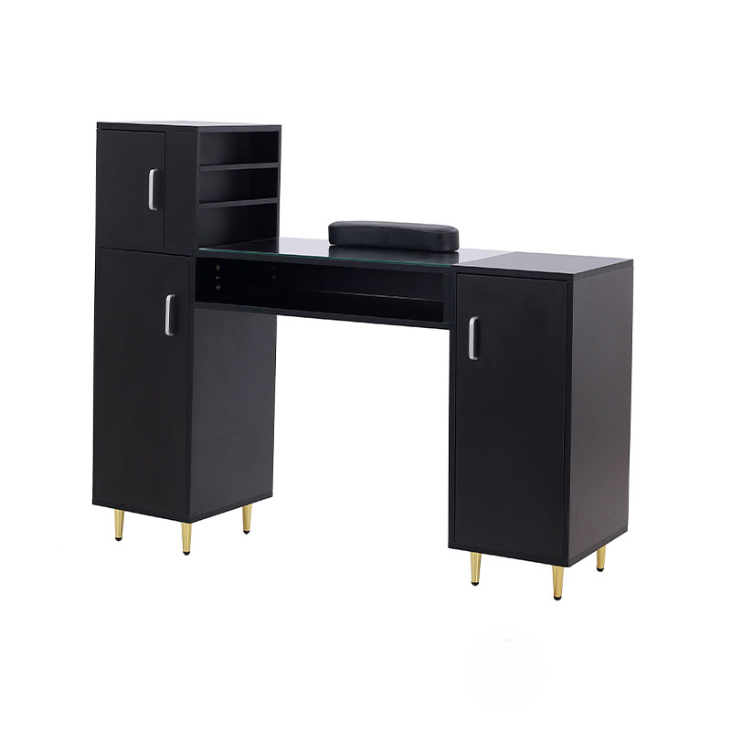 HZ2024BK / HZ2024W Manikyr bord glassplate spikerteknologisk skrivebord