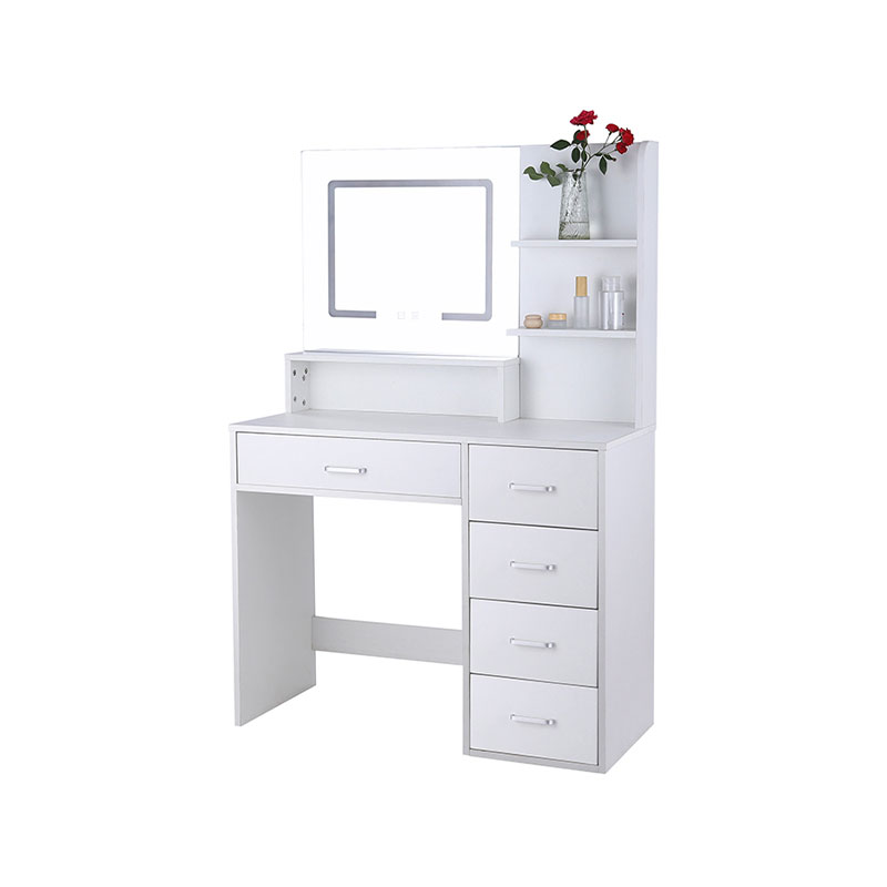 HZ3041 Moderne rikelig med oppbevaring med stort LED-speil og lys sminkebord