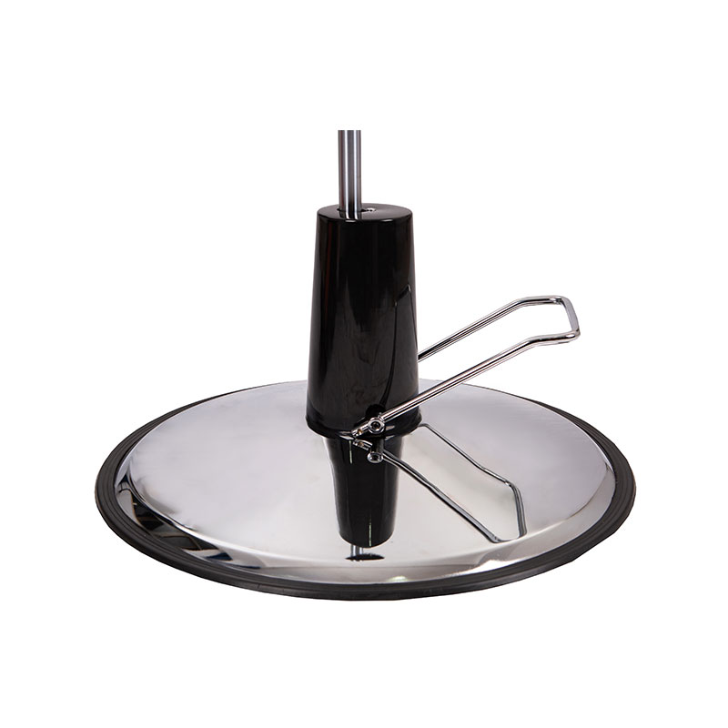 HZ02D Frisørstol hydraulisk sort pumpe med sokkel