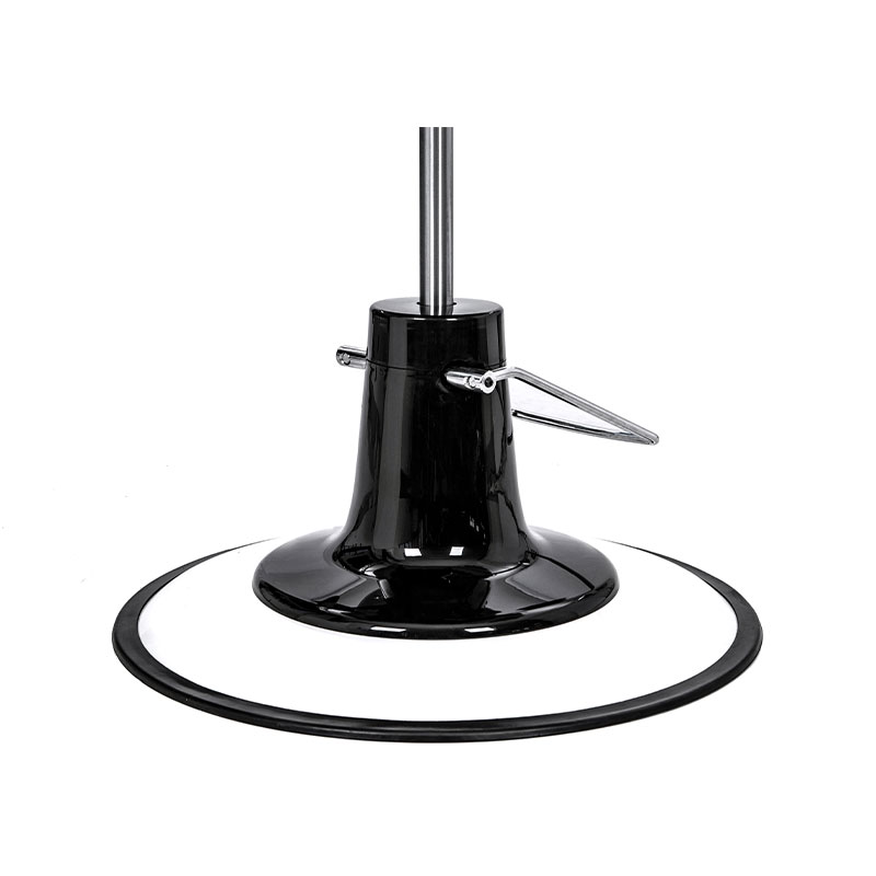 HZ22WB Vintage barberstol hydraulisk pumpe med hvit base