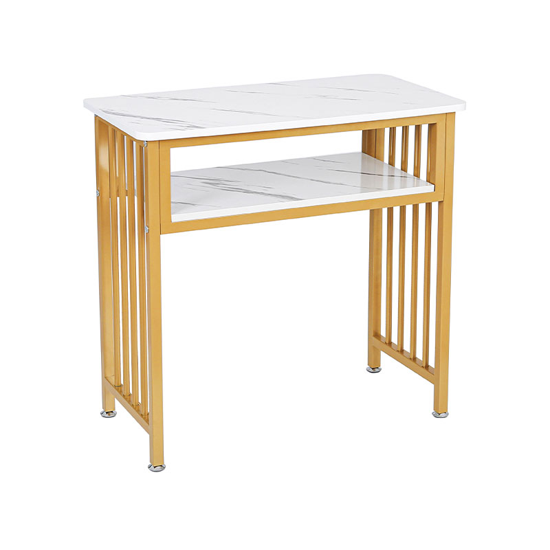 HZ2054 Gull & hvit marmorering spiker skrivebord