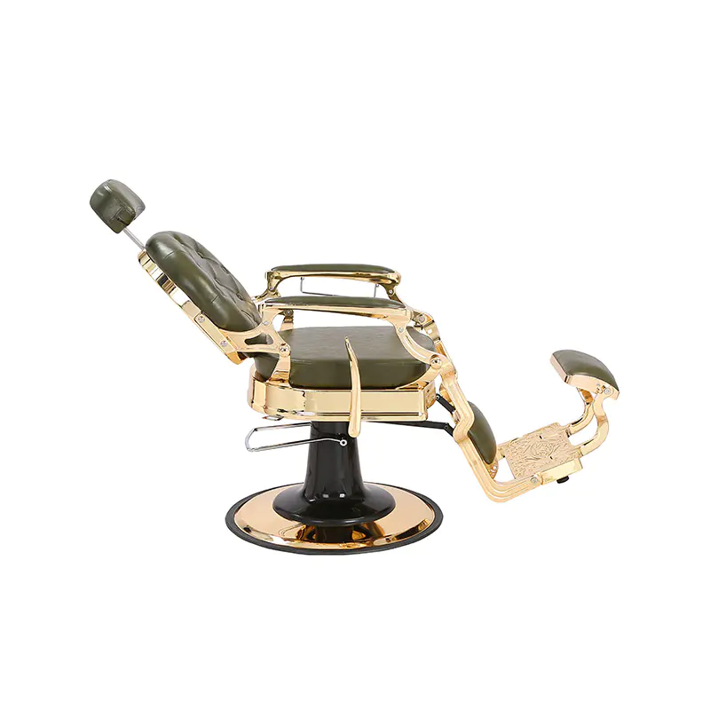 HZ8799B-K / HZ8799B-R / HZ8799G-R / HZ8799H-Z Frisørstol i sort med gullramme