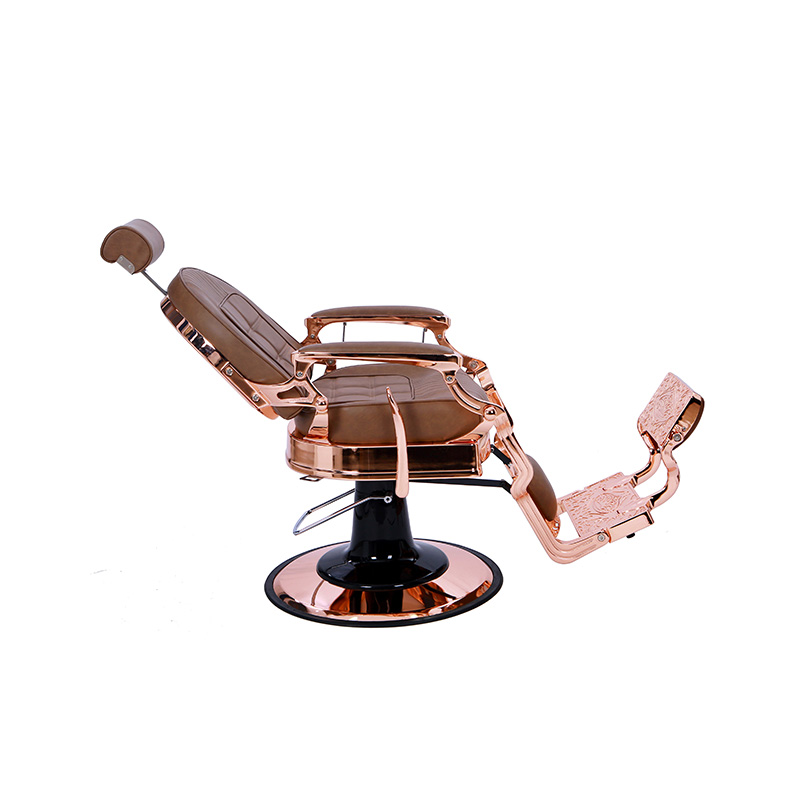 HZ87101BR Brunrutet ryggstøtte frisørsalong spesialstol