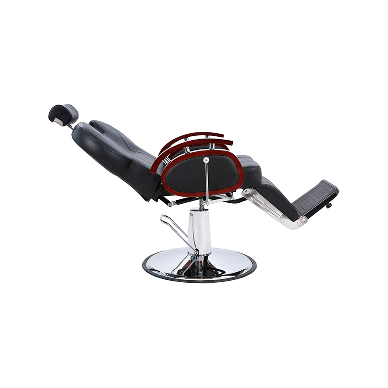 HZ8705B Sort med trehåndløper hydraulisk tilbakelent frisørstol