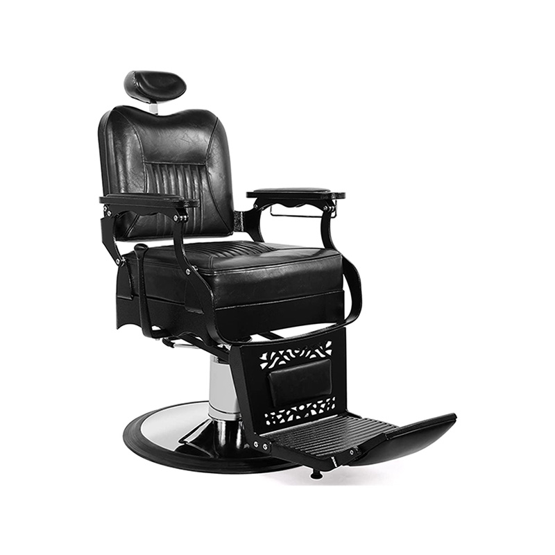 HZ8754 Salongstoler i sort vintage stil