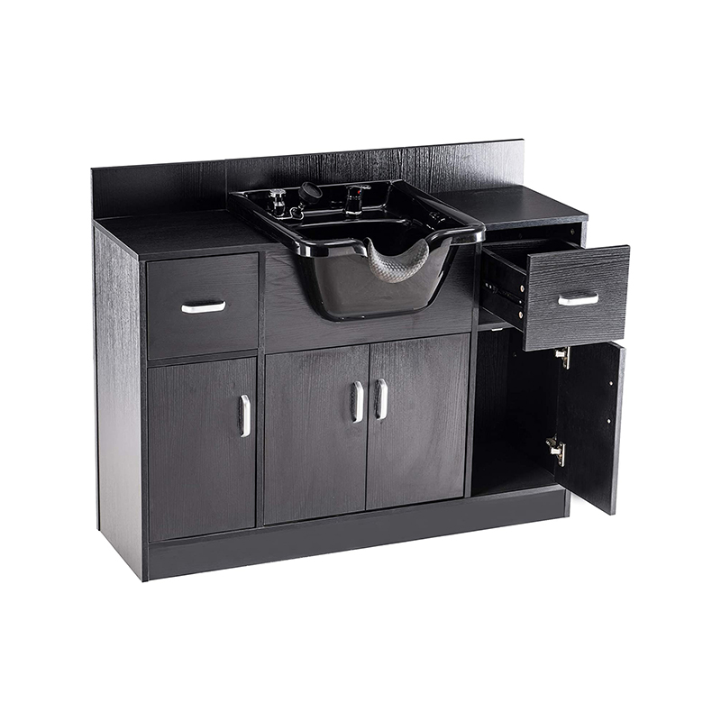 HZ5024 Salon spa skjønnhetsskap med kransprøyte