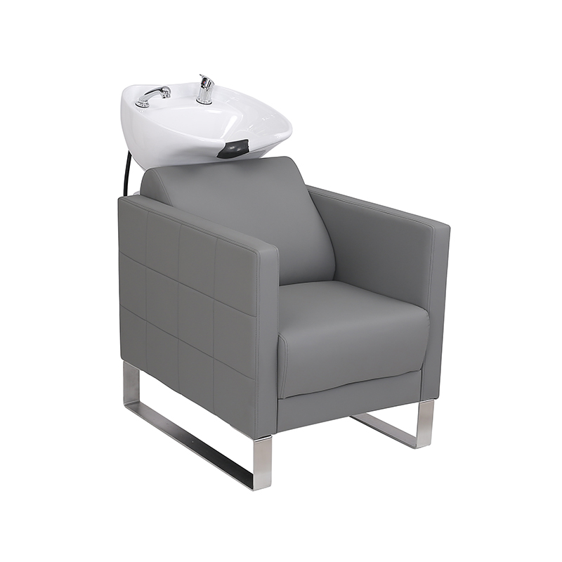 HZ9102 / HZ9102H Sort backwash sjampo keramikkskål og stol